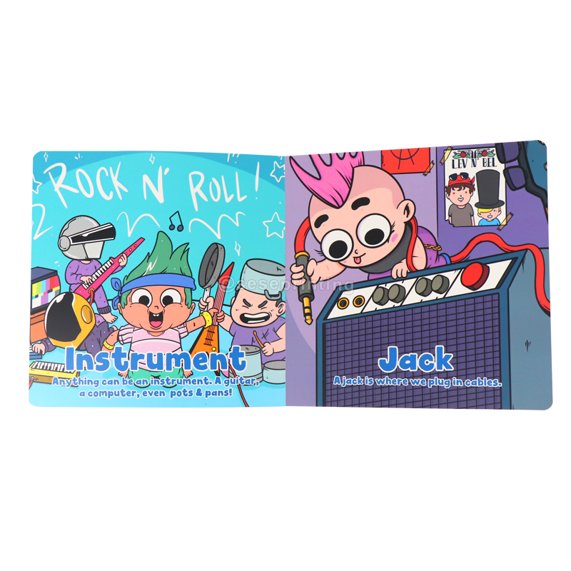 Children Story Picture Book Cardboard Book Printing for Kids 8