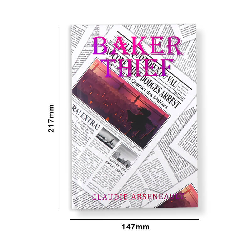 Foiled on Hardcover Romance Book Printing with Sprayed Edges 6