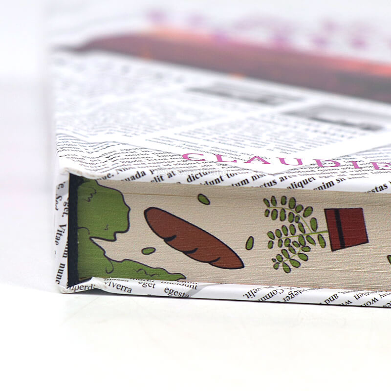 Foiled on Hardcover Romance Book Printing with Sprayed Edges 10