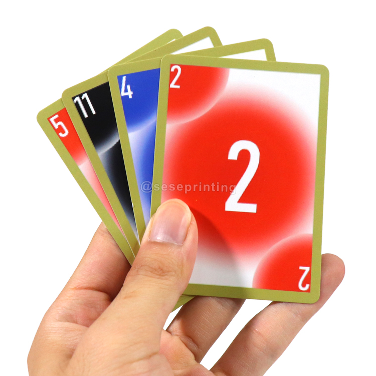 Print Adult Card Games Custom Front and Back Board Card Game 9