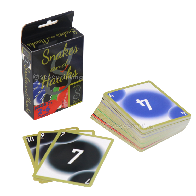 Print Adult Card Games Custom Front and Back Board Card Game 6