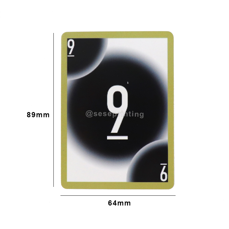 Print Adult Card Games Custom Front and Back Board Card Game 8