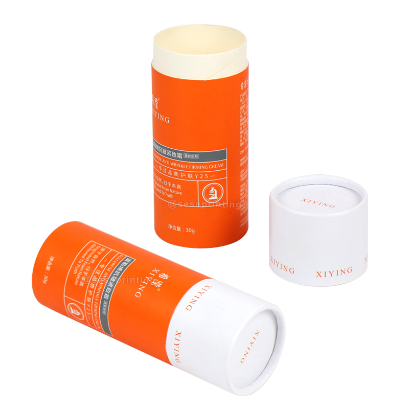 Custom Cosmetic Cylinder Box Candle Paper Tube Packaging Box 6