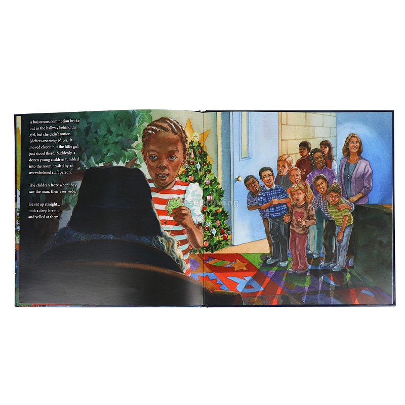 Custom Full Color Hardcover Children Story Picture Book Print 7