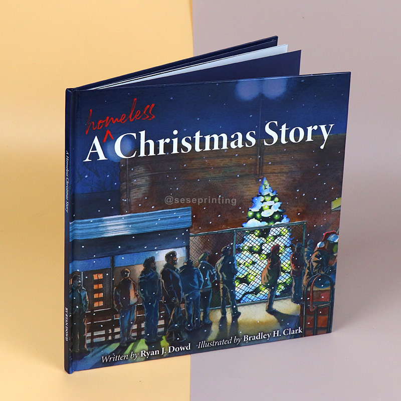 Custom Full Color Hardcover Children Story Picture Book Print 6