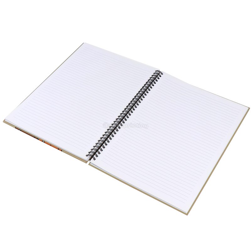 Custom A4 Hardcover Diary Journal Book Spiral Planner Notebook 7
