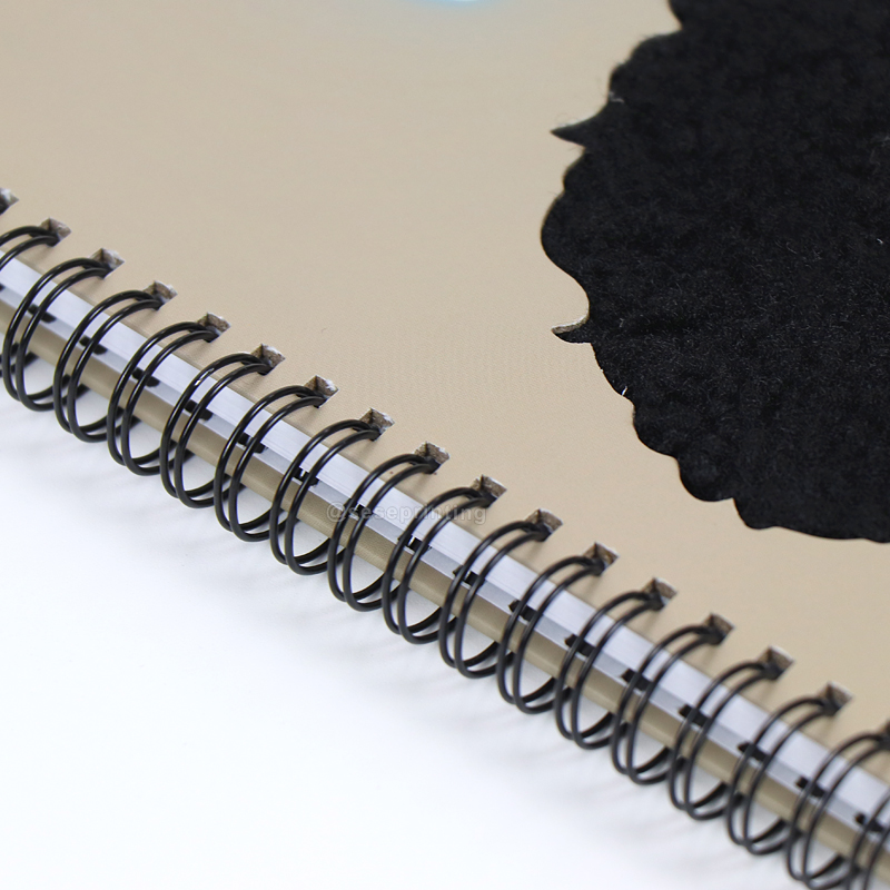 Custom A4 Hardcover Diary Journal Book Spiral Planner Notebook 9