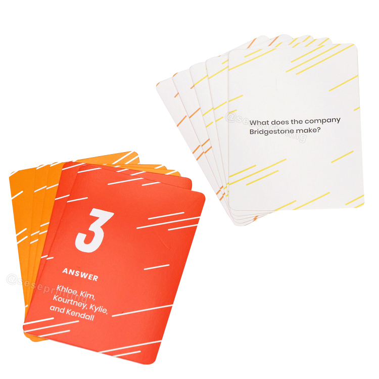 Printing Custom Question Cards Adult Party Battle Card Game 9