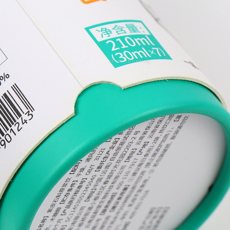 Custom Printing Cylinder Round Box Food Grade Tube Packaging 10