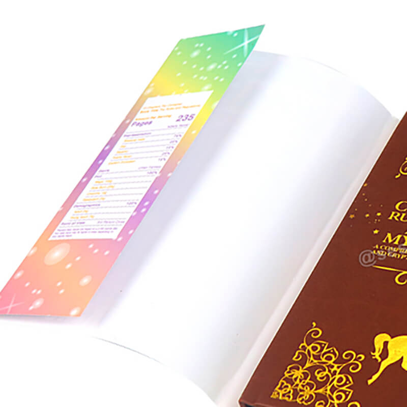 Leather Bound Book Printing Custom Hardcover Sprayed Edges Book 8