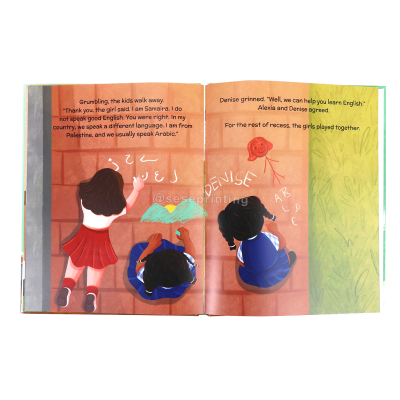 OEM Children Book Printing Custom Learning Kids Story Book 7