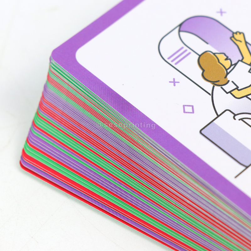 Education Learning Flash Card Custom Print Mental Health Cards 9