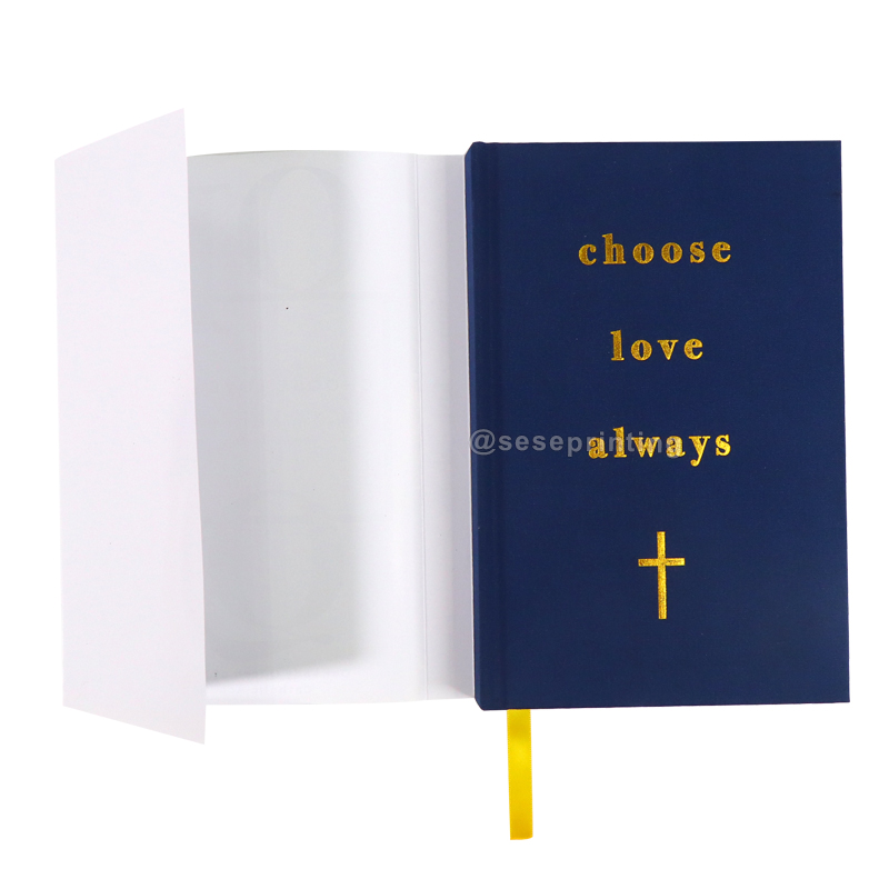 Custom Foil Cover Book Printing Service Hardcover Fiction Book 8