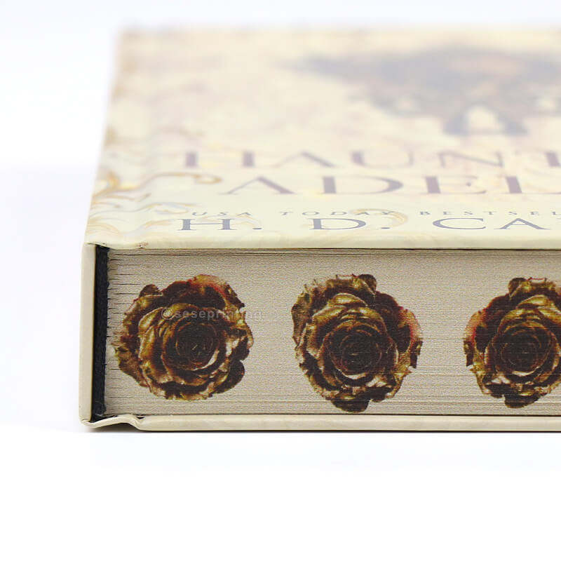 Custom Full Color Hardcover Book Printing Sprayed Edges/Spot UV 10