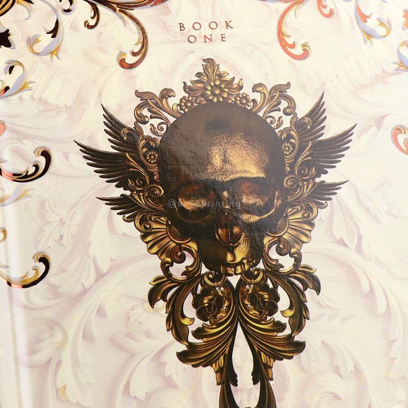 Custom Full Color Hardcover Book Printing Sprayed Edges/Spot UV 8