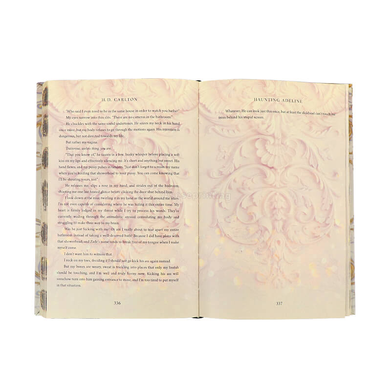 Custom Full Color Hardcover Book Printing Sprayed Edges/Spot UV 7