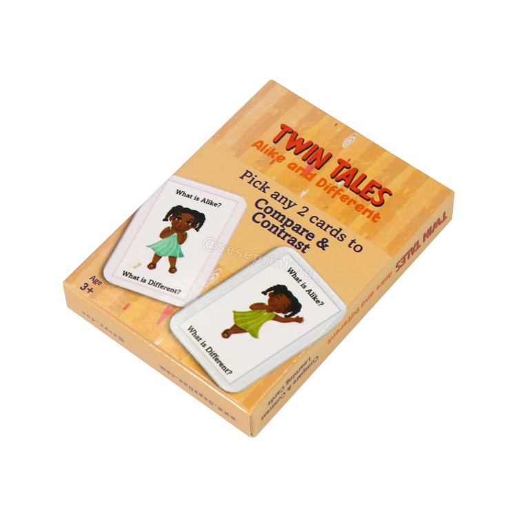 Printed Compare & Contrast Card Game Custom Playing Card 10