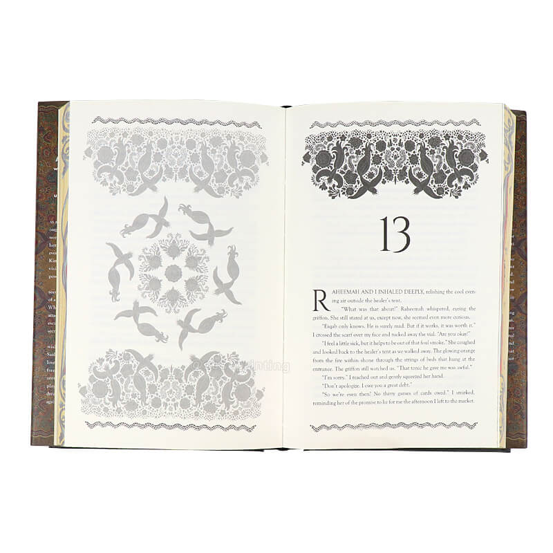 Foiled on Hardback Book Printing Sprayed Edges and Dust Jacket 7