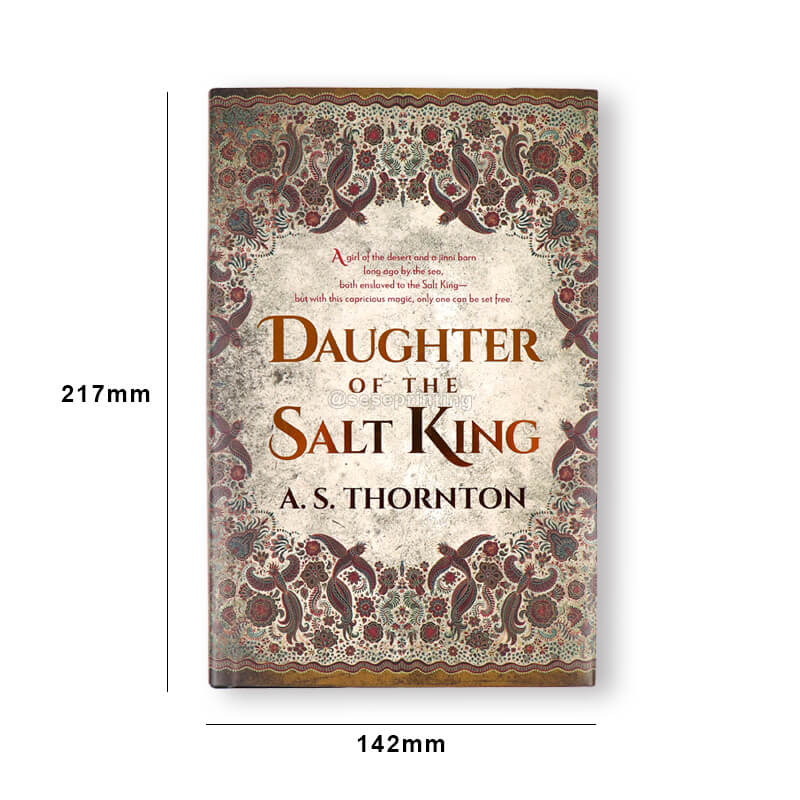 Foiled on Hardback Book Printing Sprayed Edges and Dust Jacket 6