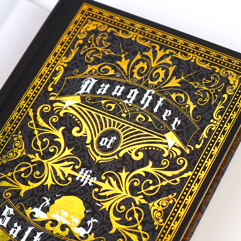 Foiled on Hardback Book Printing Sprayed Edges and Dust Jacket 9