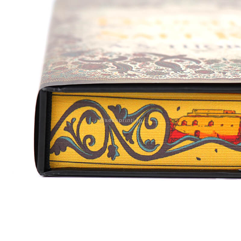 Foiled on Hardback Book Printing Sprayed Edges and Dust Jacket 11