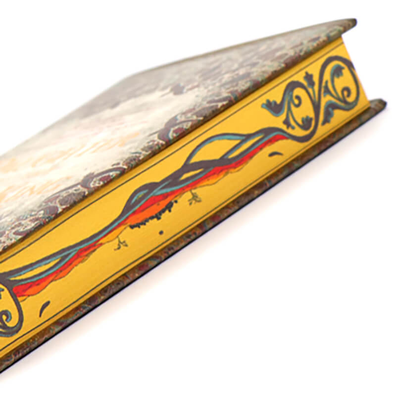 Foiled on Hardback Book Printing Sprayed Edges and Dust Jacket 10