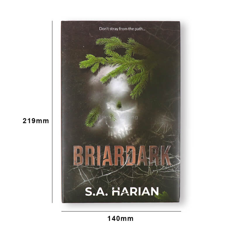 Book Publisher Printing Hardcover with Sprayed Edges and Endpaper 6