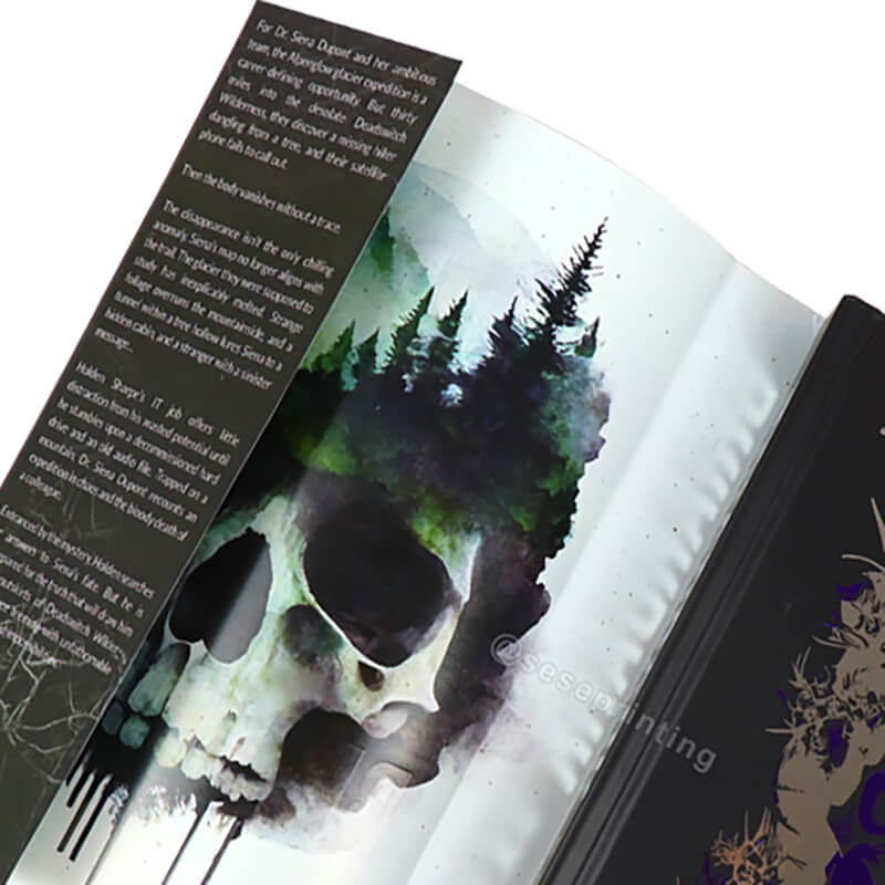 Book Publisher Printing Hardcover with Sprayed Edges and Endpaper 8