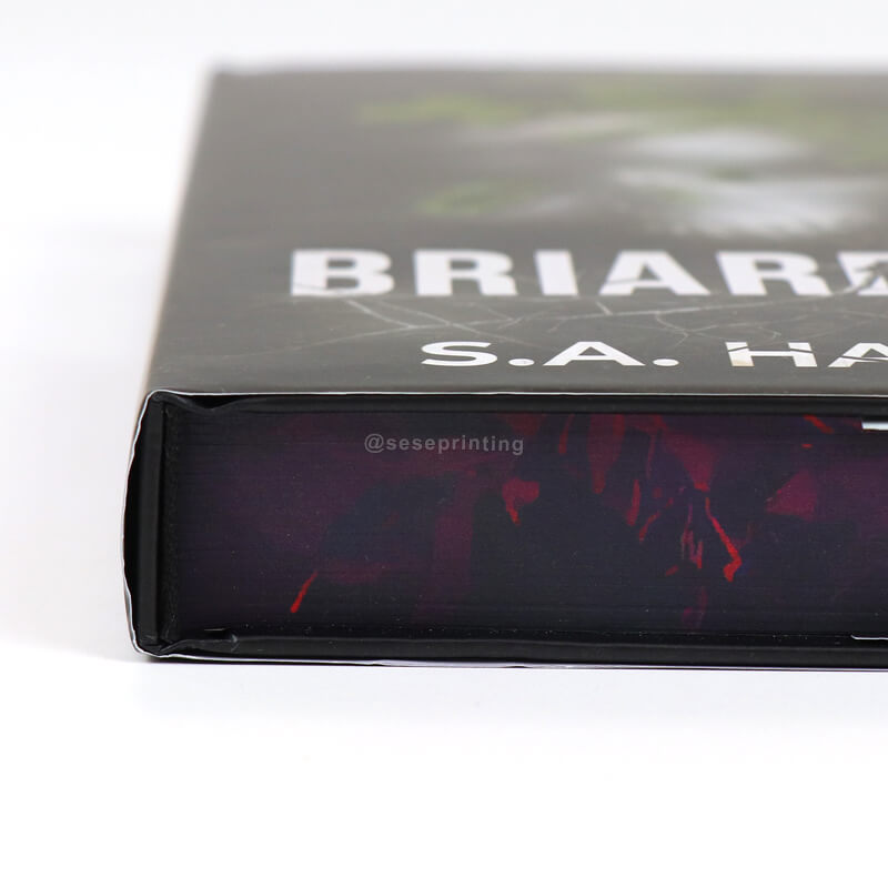 Book Publisher Printing Hardcover with Sprayed Edges and Endpaper 11