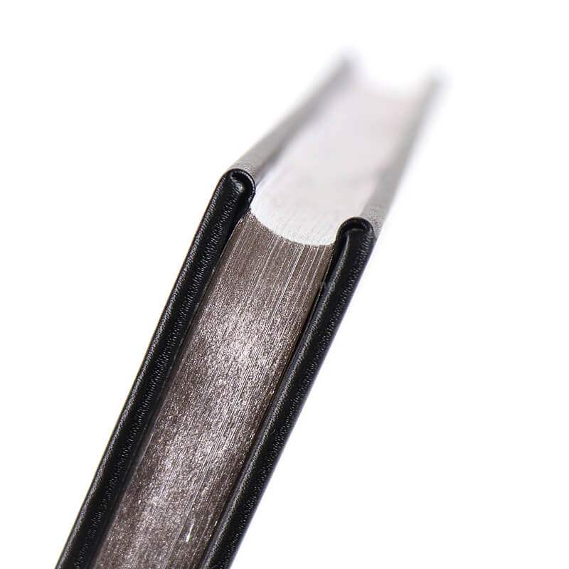 Debossed Cover Hardcover Book Printed with Silver Sprayed Edges 10