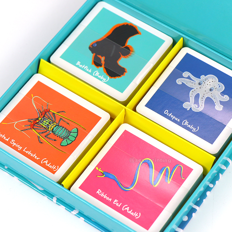 Custom Printing Cards Game Children Memory Education Flashcards 9