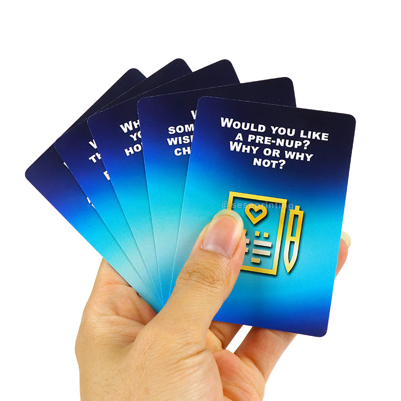 Card Game for Couples Custom Print Question Conversation Cards 9