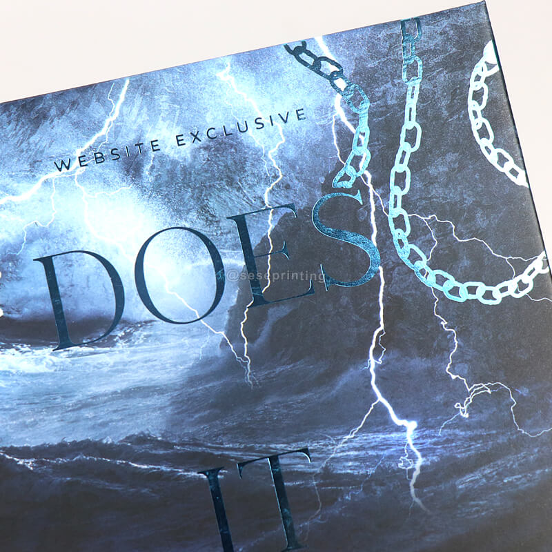 Custom Foiled Hardback Novel Book Printing Digitally Sprayed Edges 8