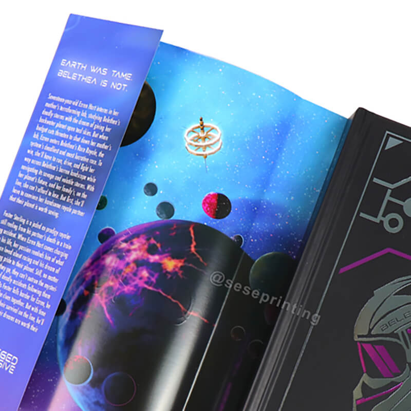 Stenciled Edges for My Hardback Book Printing with Foil on Cover 8