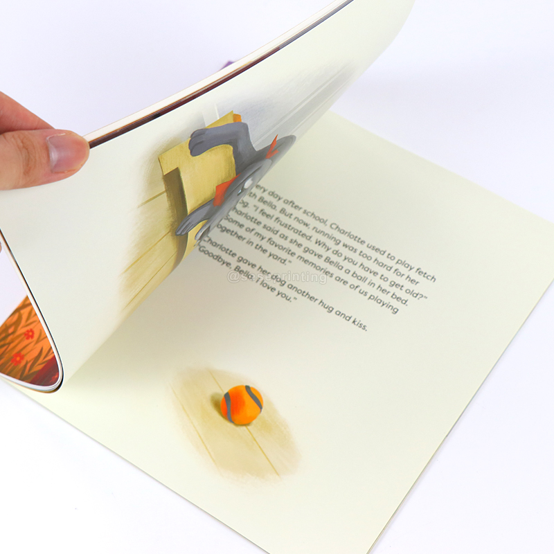 Softcover Children Story Picture Book Custom Kids Book Printing 7