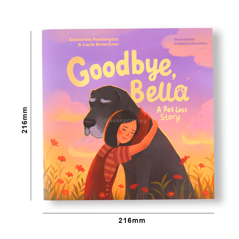 Softcover Children Story Picture Book Custom Kids Book Printing 6