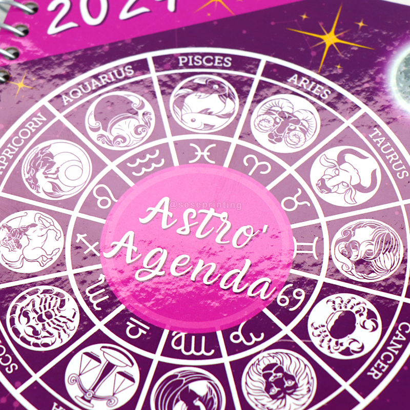 Custom Spiral Daily Journal Personalized Constellation Planner 10