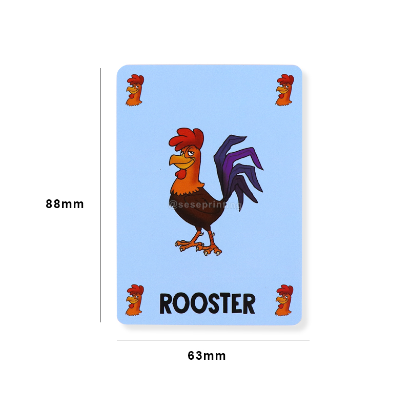 Custom Printed Education Memory Alphabet Flashcards Manufacturer 7