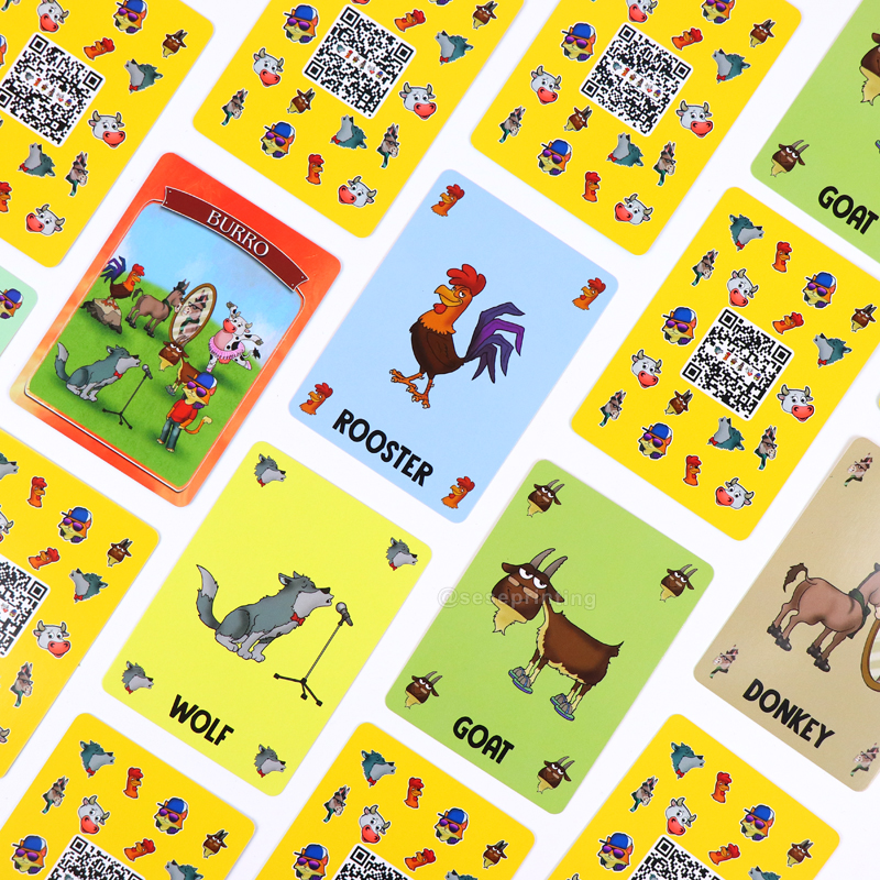 Custom Printed Education Memory Alphabet Flashcards Manufacturer 9