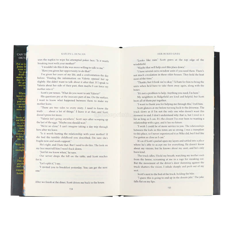 Book Publishing Services Hardcover Book Printing Sprayed Edges 7