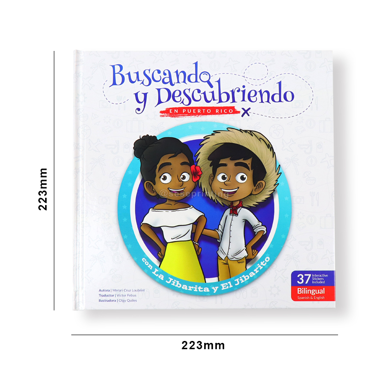 Custom Hardcover Kids Story Picture Color Children Book Printing 6