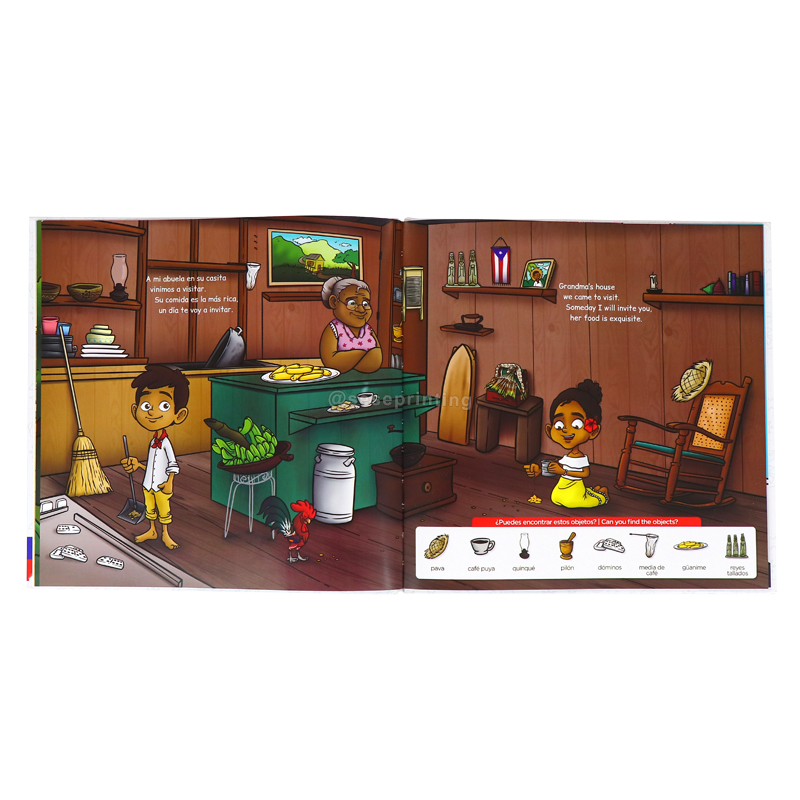 Custom Hardcover Kids Story Picture Color Children Book Printing 7