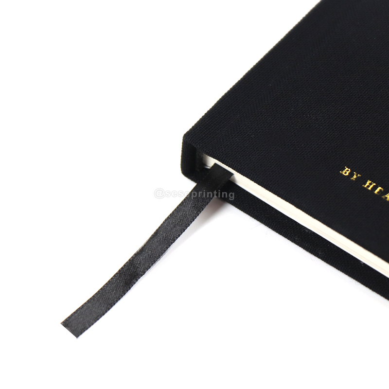Custom A5 Cloth Linen Fabric Notebook Printing Daily Journal 9