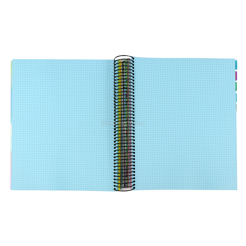Custom PVC Cover Monthly Planner Printing Spiral Notebooks 8