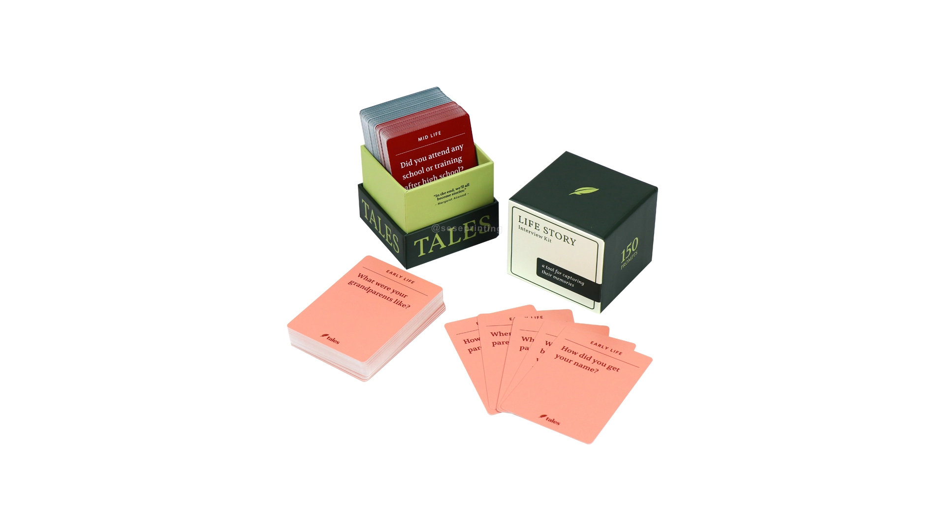 Custom Creative Question Cards Printing Communication Card Game 1