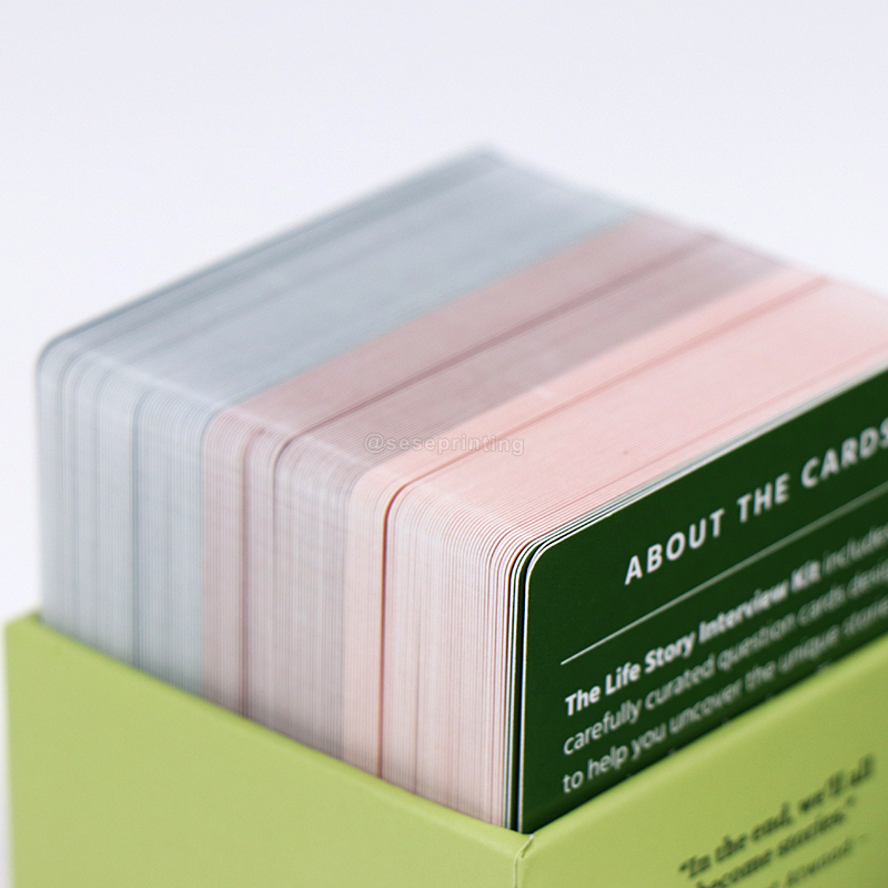 Custom Creative Question Cards Printing Communication Card Game 9