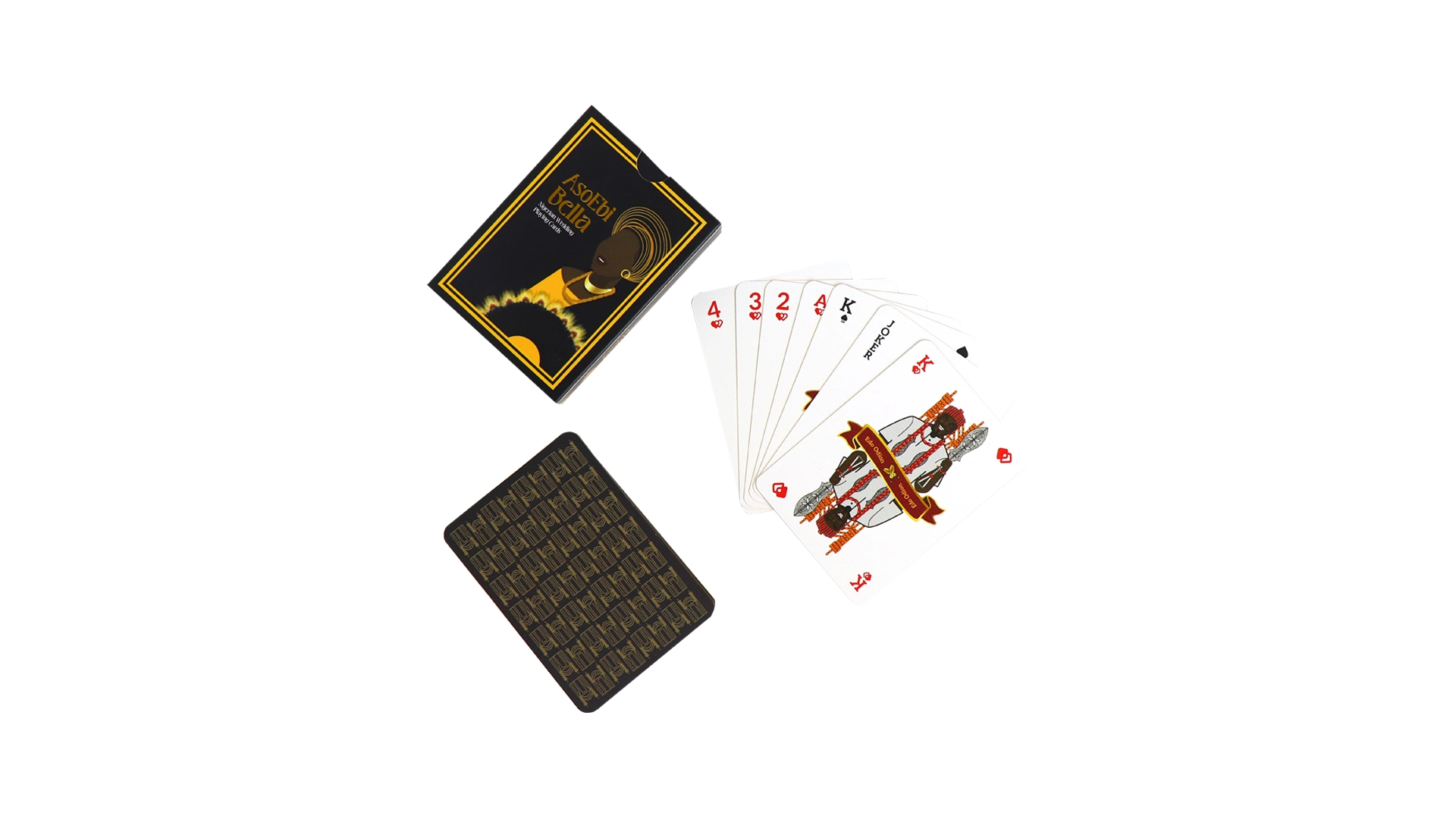 Custom Gold Edge Playing Cards Printing Your Own Design Card Game 1