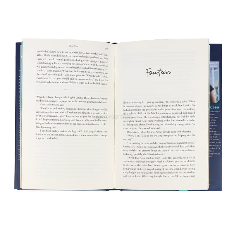 Publishing Romance Novels Printing Hardcover with Sprayed Edges 7