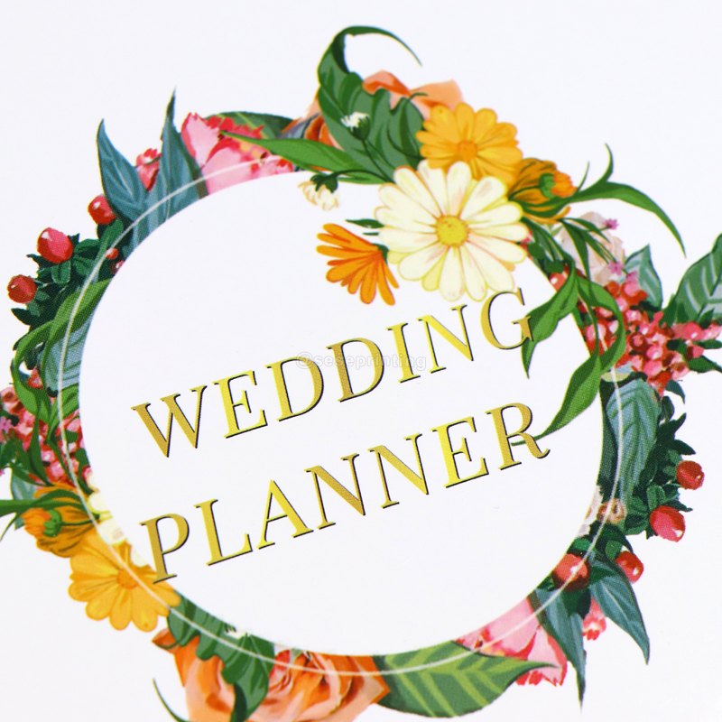 Custom A5 Wedding Planner Printing  Daily Journal Vow Book 12