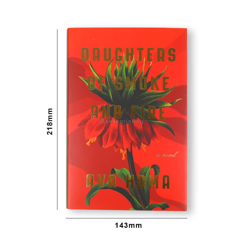 Personalized Hardcover Book Printed Sprayed Edges and Dust Jacket 6